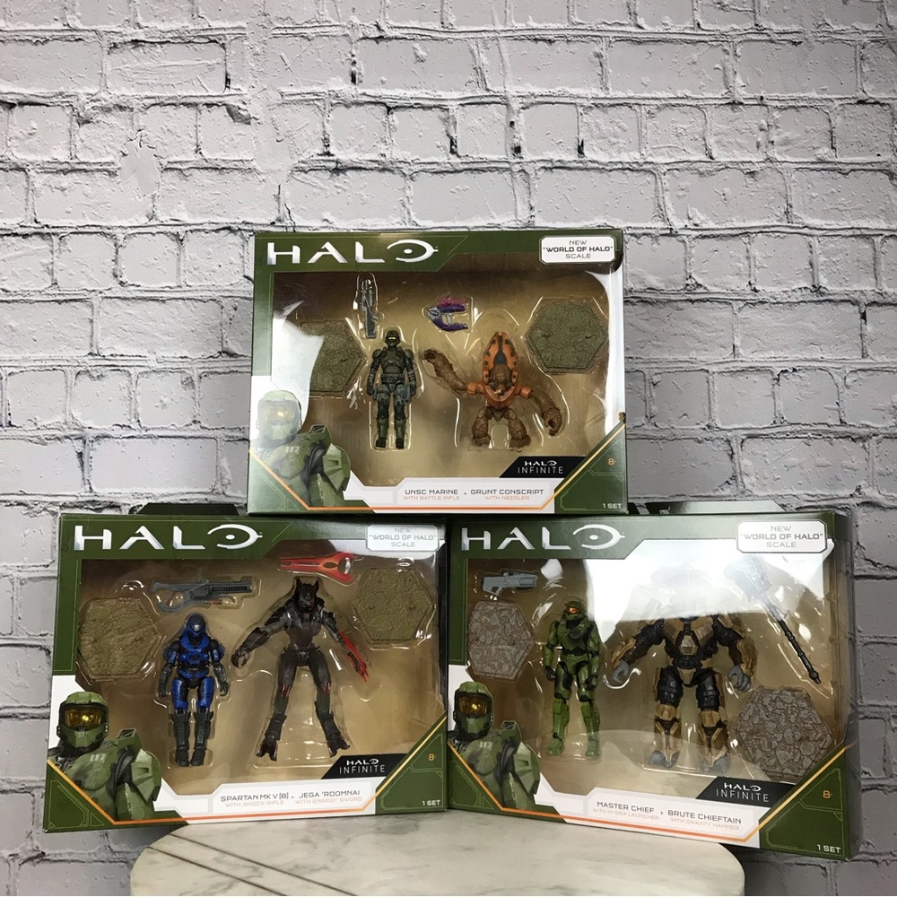World Of Halo Infinite United Nations Space Command Action Figure Toy Collection